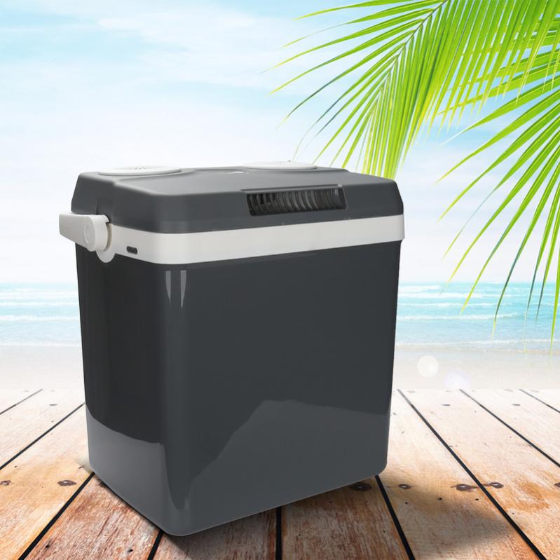 Outsunny Frigo elettrico portatile 16,3 L fcon Modalità ECO, Grigio e