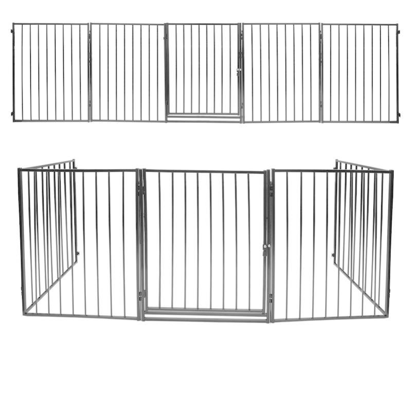 Cancello Di Sicurezza Altezza 74 Cm Cancelletto Per Cani Da Interno Baby Dan Flexi Fit - Cancello Di Sicurezza In Metallo Super Flessibile Per Porte E Scale 67 - 105,5 Cm, Testato - 7