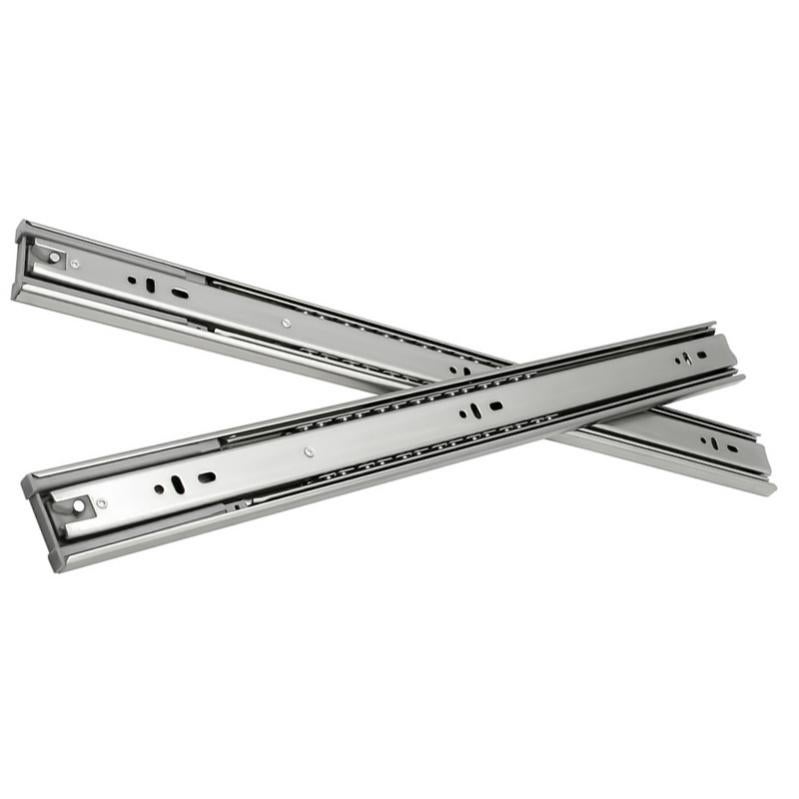 Guide Estraibili Complete Per Cassetti – Altezza 45 Mm, Lunghezza 500 Mm, Portata 35 Kg, In Acciaio Zincato