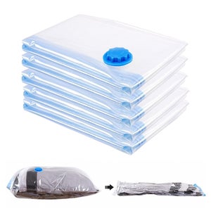 Sacs de Rangement Sous Vide Lot de 10 Housses de Rangement Sous