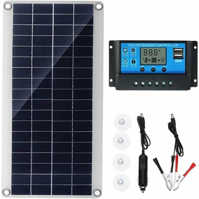 Qualité-Panneau de batterie solaire 10W Kit de panneau solaire portable 10W Chargeur de batterie Qualité-Panneau de batterie solaire 10W Kit de panneau solaire portable 10W Chargeur de batterie