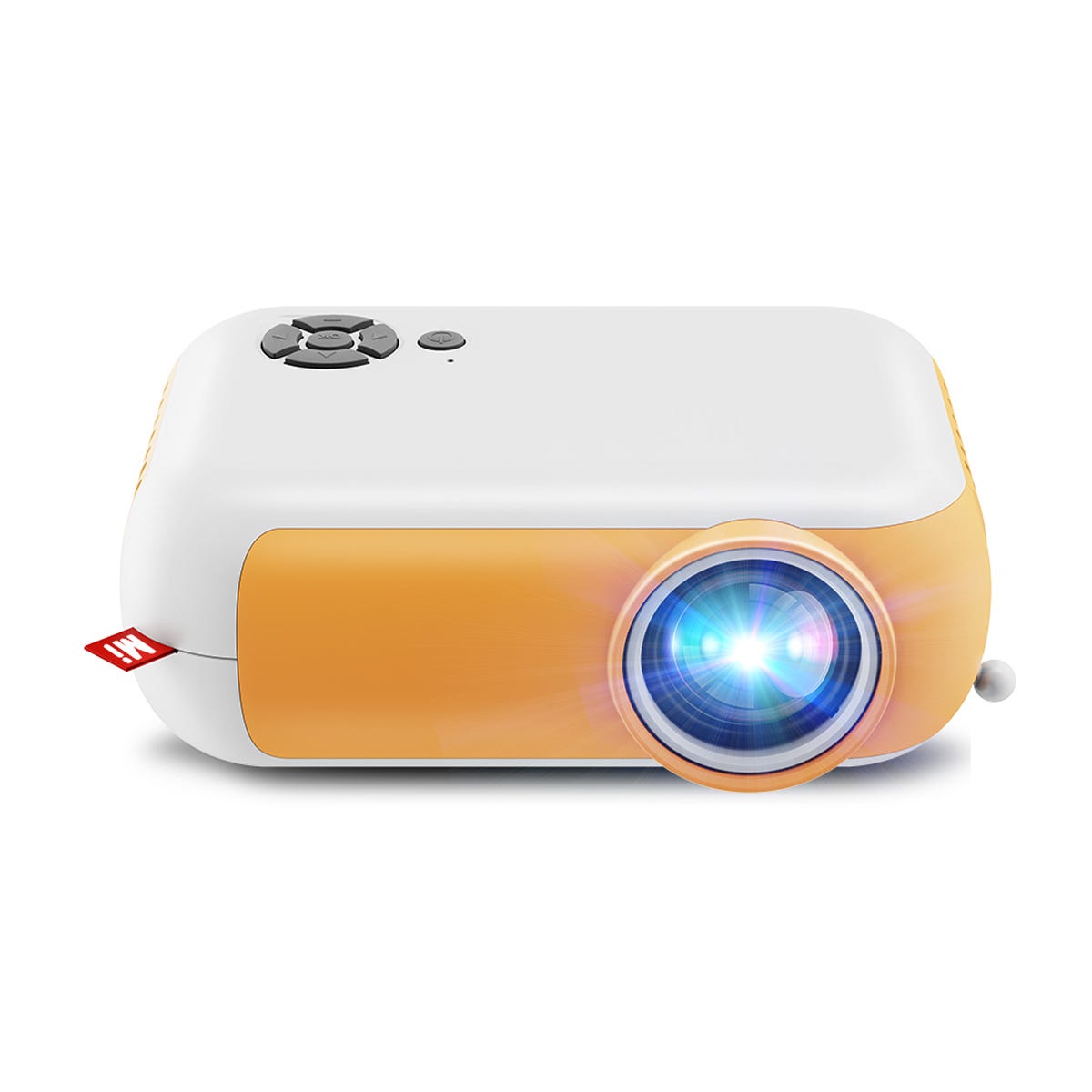 Mini Proiettore, Videoproiettore LED portatile per Home Cinema 1800 Lumen