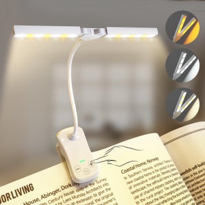 LumièRes de Lecture Pliantes à LED pour Lire au Lit, Lampes de Lecture à  Intensité Variable