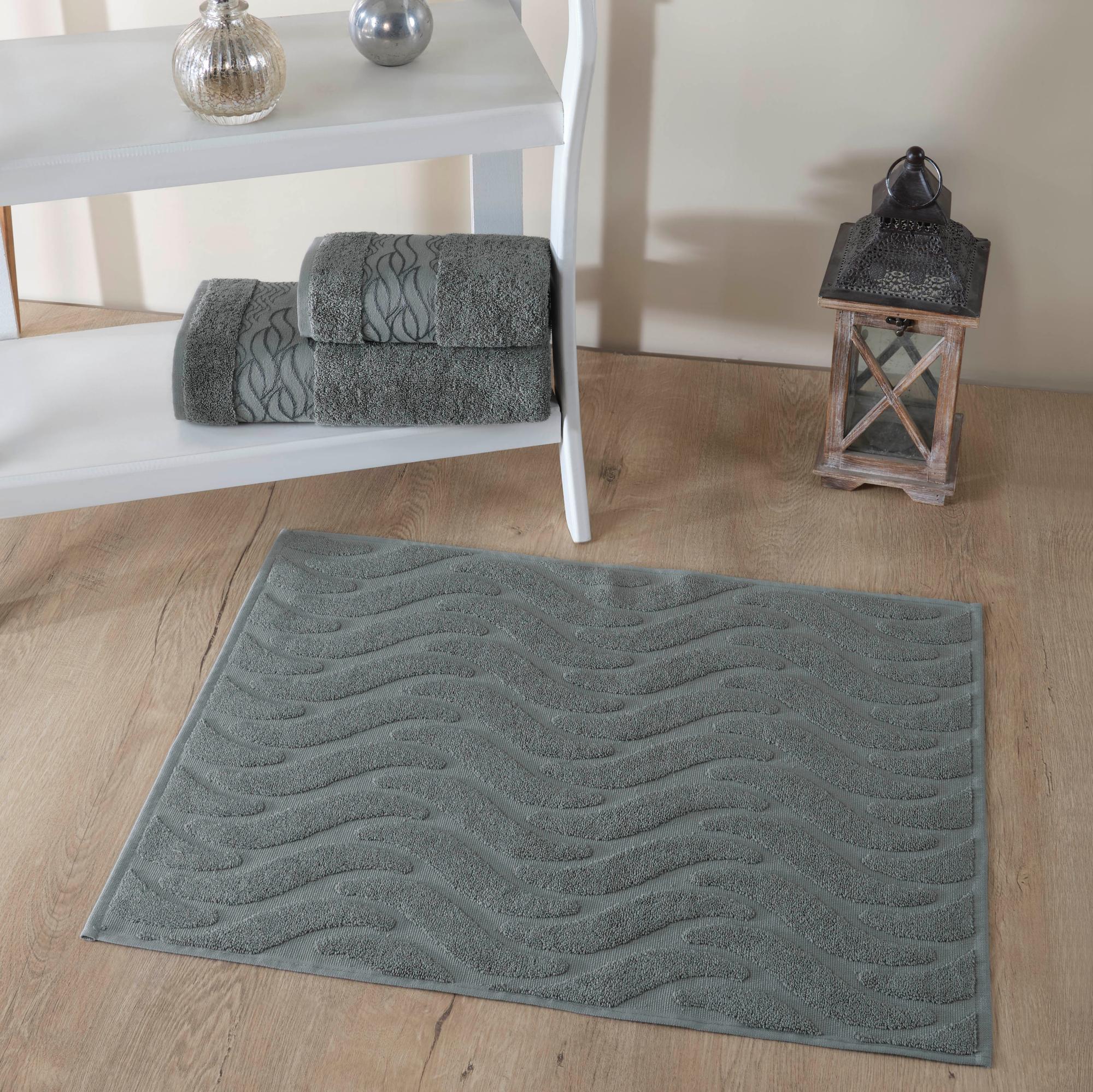 Set De 3 Grandes Serviettes De Bain Caleffi - 100% Coton - 55 X 105 Cm - Ultra Douces Et Absorbantes - Pour Salle De Bain