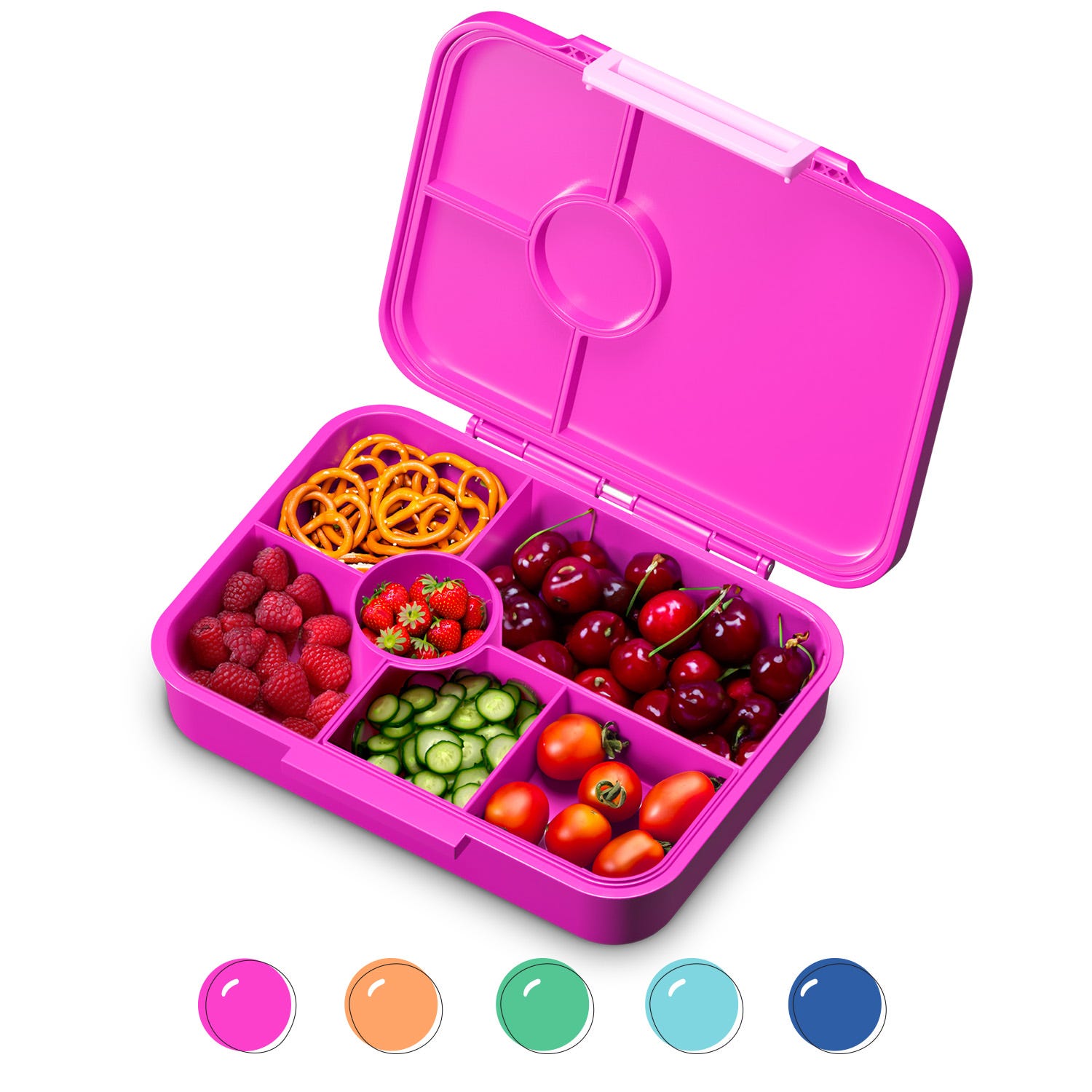 Schmatzfatz Lunch Box Enfant, Boite Repas, Boite à Lunch Bento Colorée,  Sans BPA, Etanche et Lavable au Lave-vaisselle