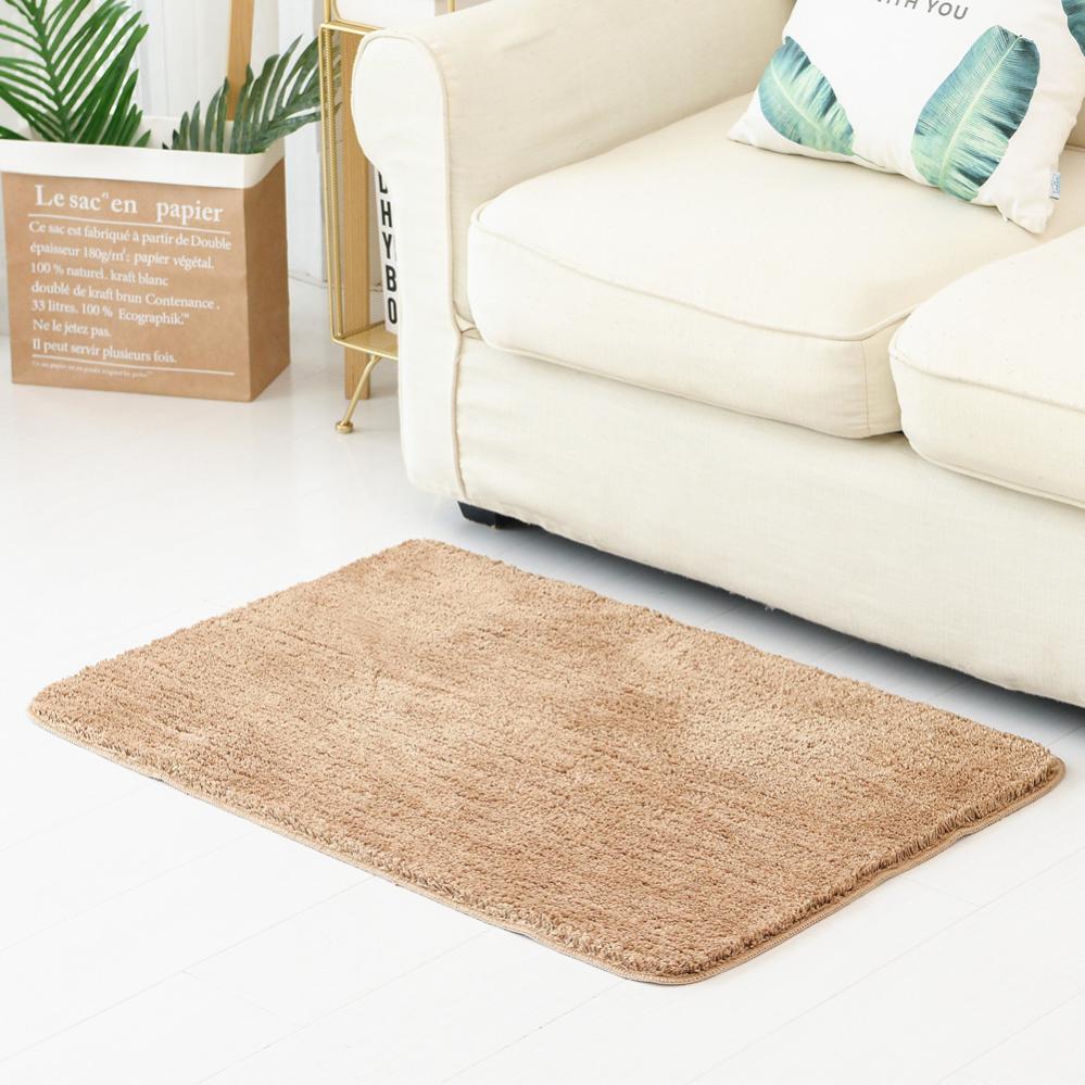 Tapis de Bain, Antidérapant Tapis Salle de Bain Épaissi Tapis Sortie de Douche Absorbant Tapis de Sol Ultra Doux en Microfibre, Café, 50 x 80cm - 3