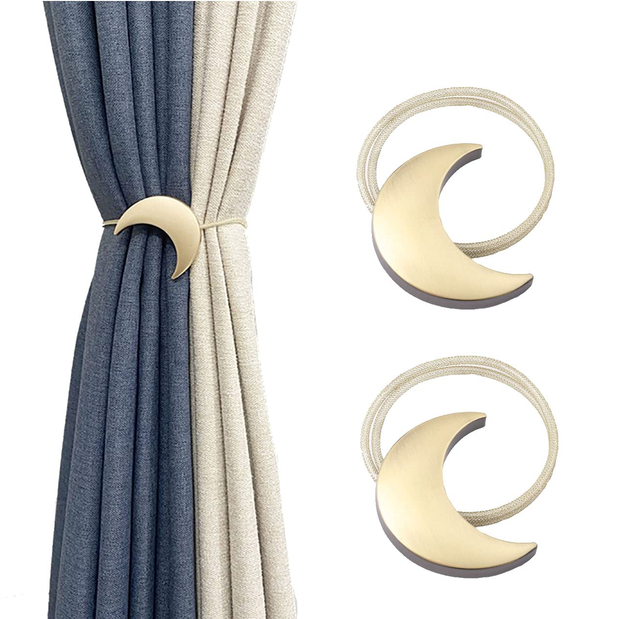 Alzapaños magneticos para cortinas