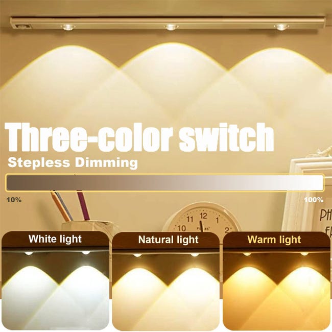 Lumière DEL linéaire 12 pour éclairage sous armoire avec température de  couleur sélectionnable