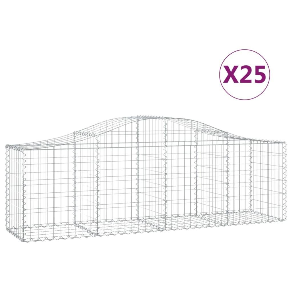 Cestini Per Gabbioni Ad Arco 25 Pz 200x50x60 80 Cm In Ferro Zincato cestini-per-gabbioni-ad-arco-25-pz-200x50x60-80-cm-in-ferro-zincato