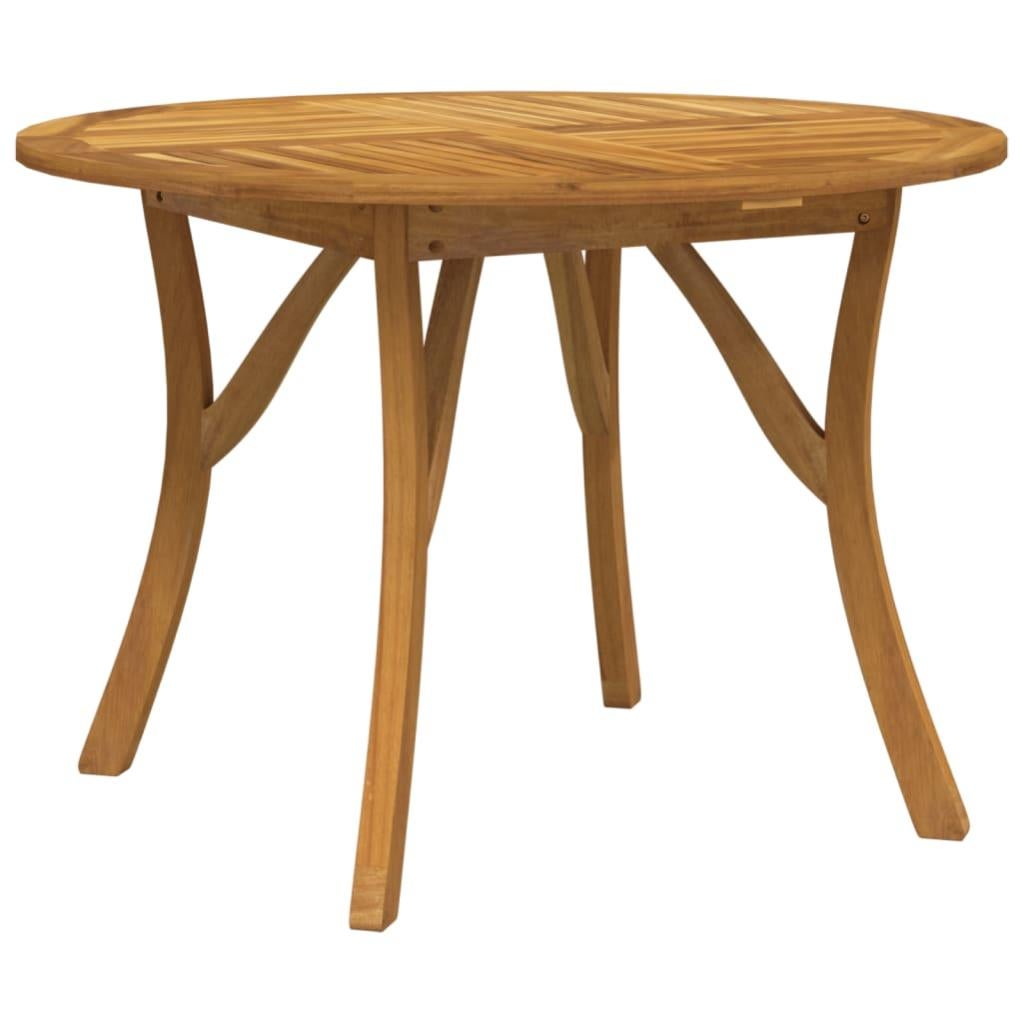 Table Pliable Jardin VidaXL 50x50cm - Bois Acacia Massif - Table Extérieur Pliable Pour Terrasse/Balcon