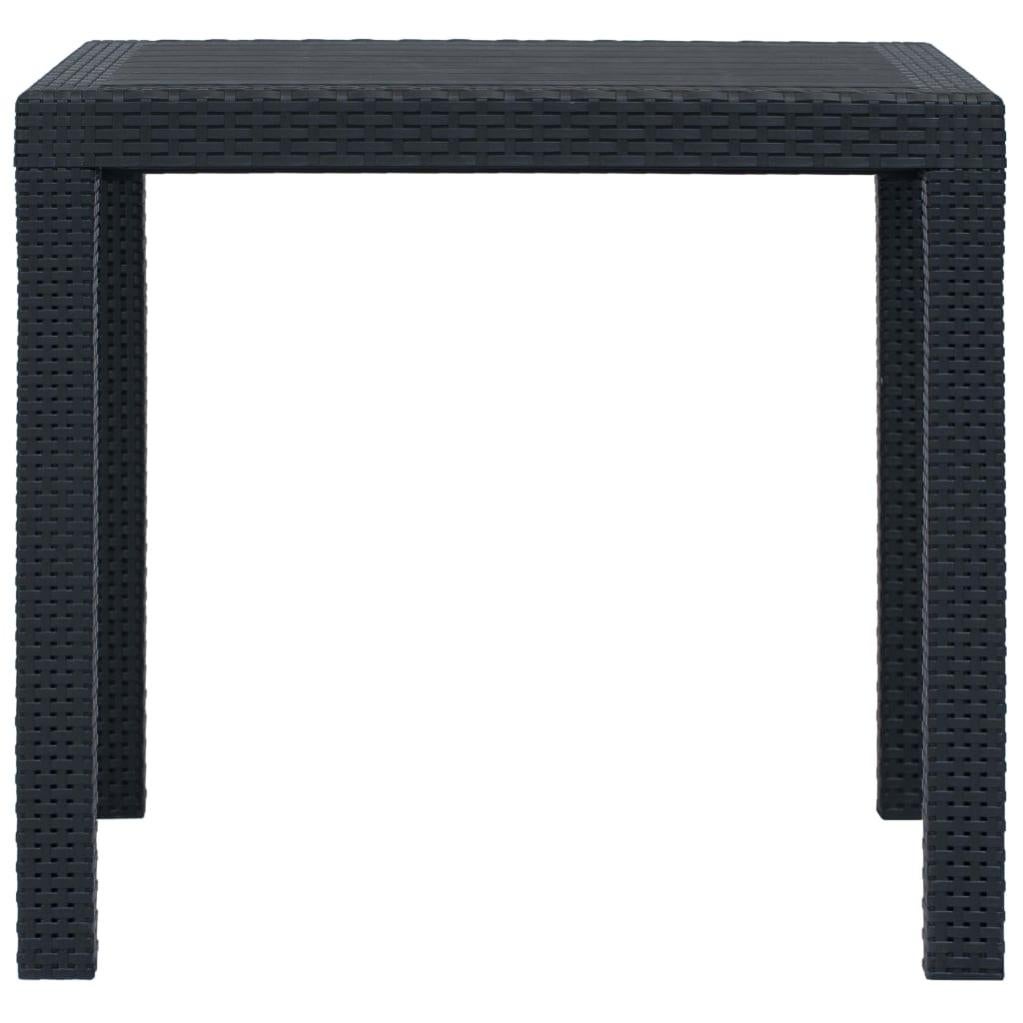 Rebecca Mobili Set 2 Sedie Da Giardino Pieghevole In Plastica Effetto Rattan Per Esterno 84347115