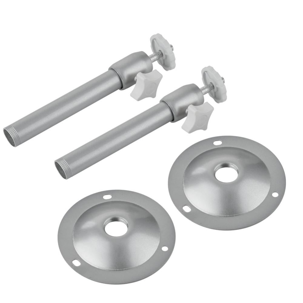 Supporto Per Grondaia Per Telecamere SoloCam S220/C210 E Cam 2C/3/S330 – 2 Pezzi Bianco E Nero Con Attacco Regolabile