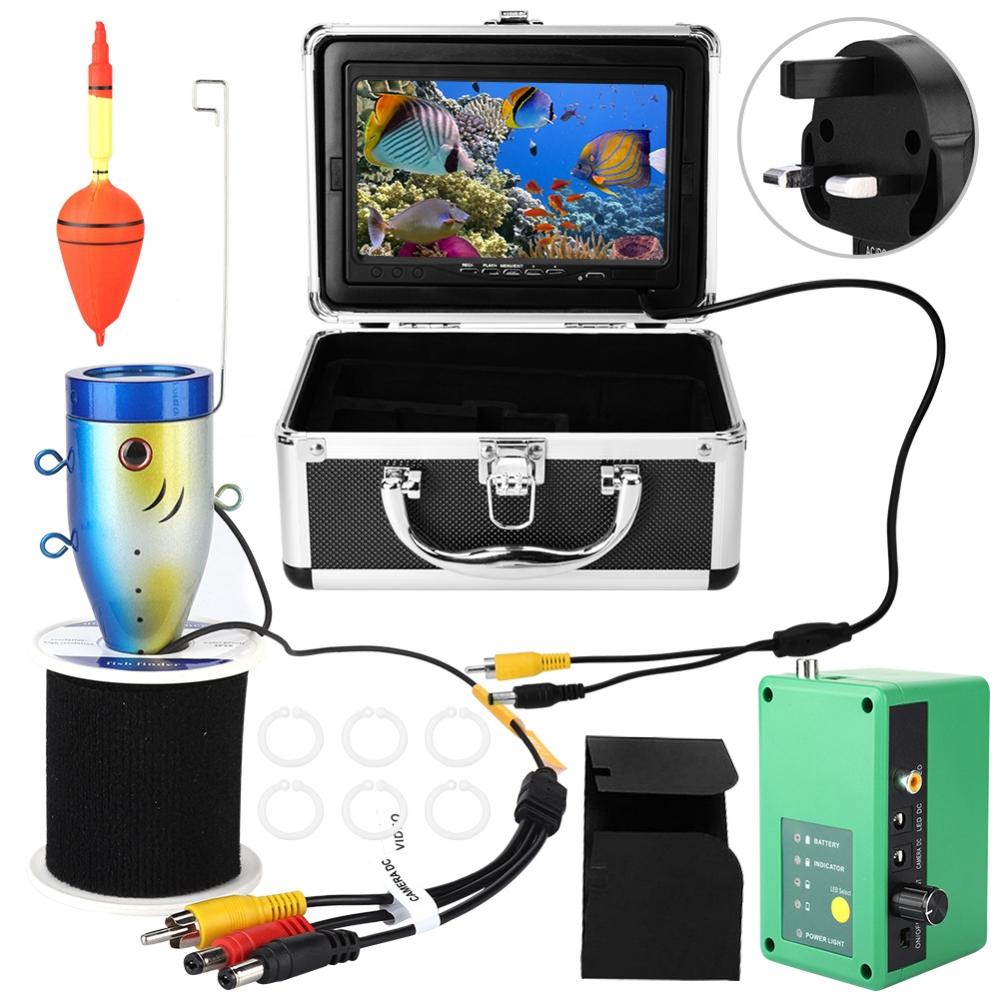Fotocamera per la pesca subacquea con schermo LCD da 9 pollici, 1000