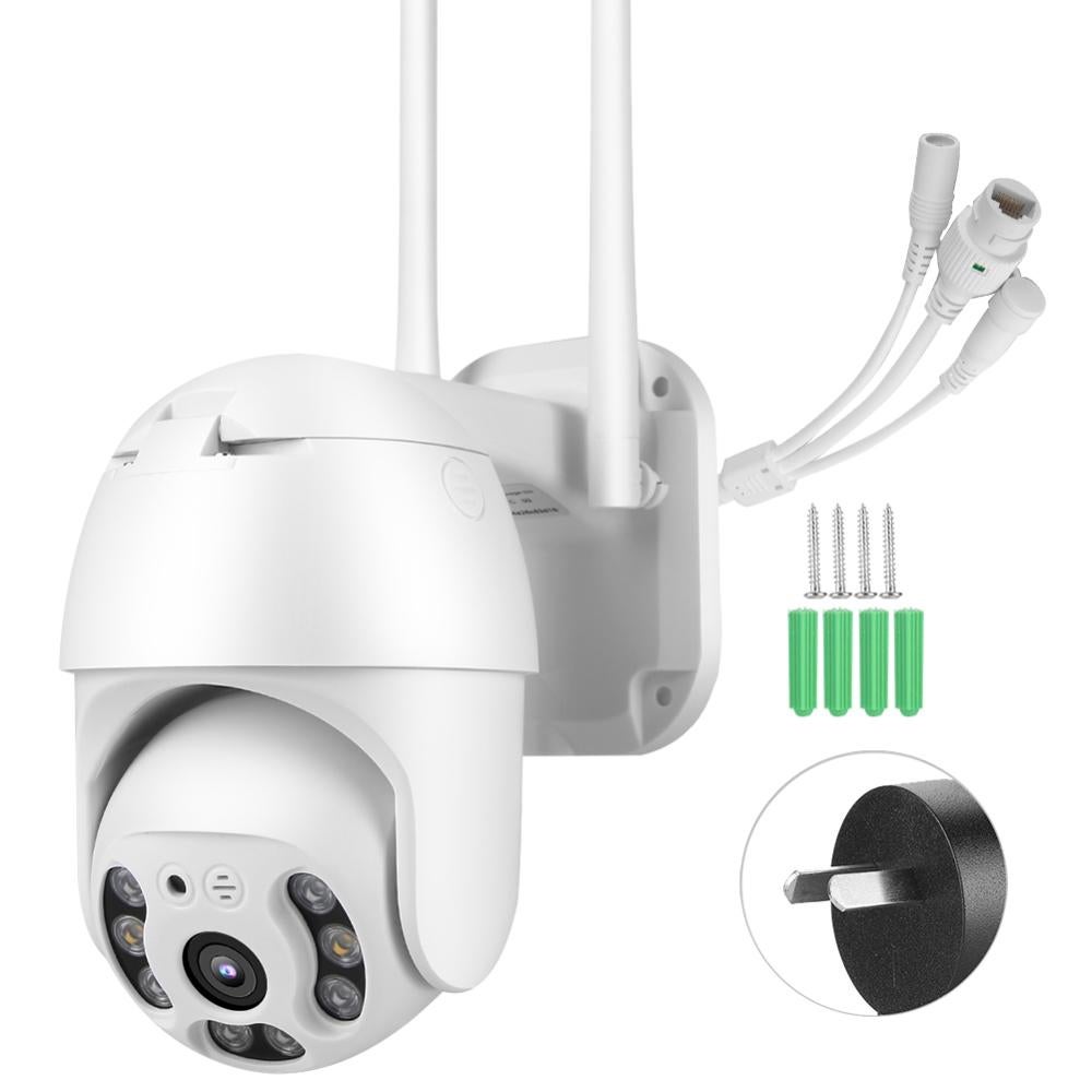 TKENPRO Telecamera Di Sicurezza A Lampadina 3K 5MP WiFi Dual-Band 2.4/5G - Visione Notturna A Colori, Rilevamento AI, IP65, Rotazione 360° - 5