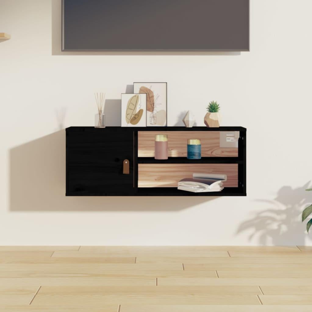 SKM Tavolo Pensile Per Balcone In Rattan Plastica Nero 60x64x83,5cm - 2
