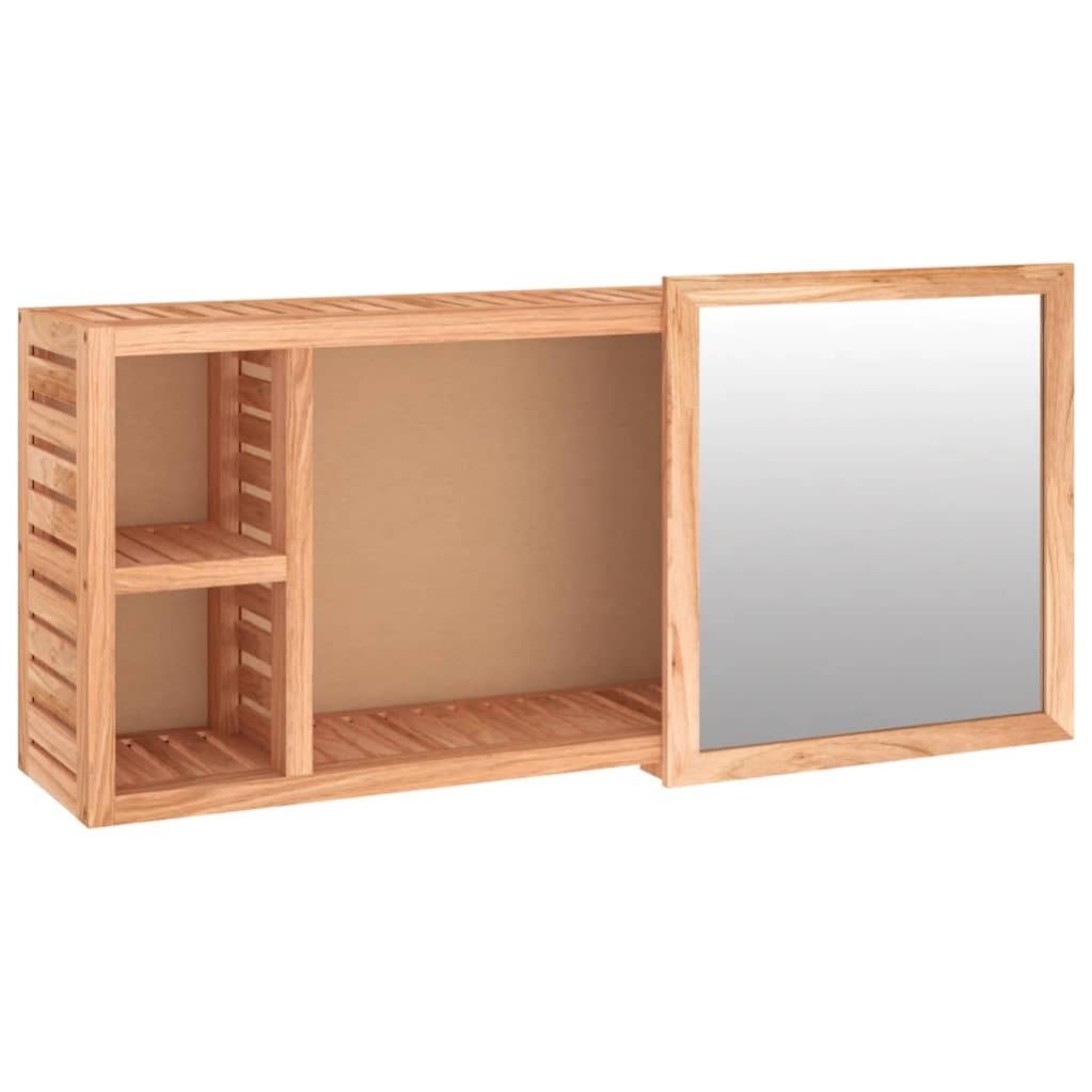 Armadietto MeMi Me238NOC In Legno Noce - 38x75x85cm, 2 Ante E 2 Ripiani Regolabili - Foto 8