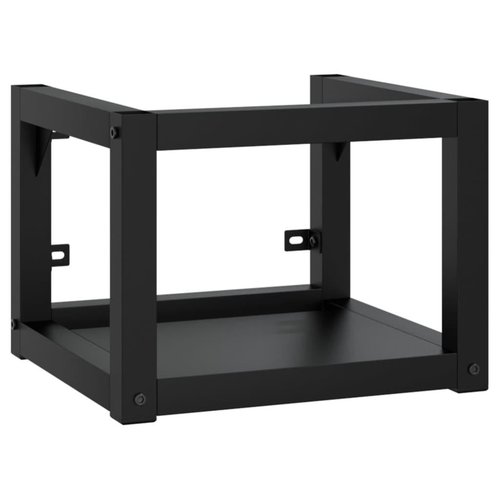VIDAXL - Struttura Per Lavabo A Parete Nera 40x38x31 Cm In Ferro - 12
