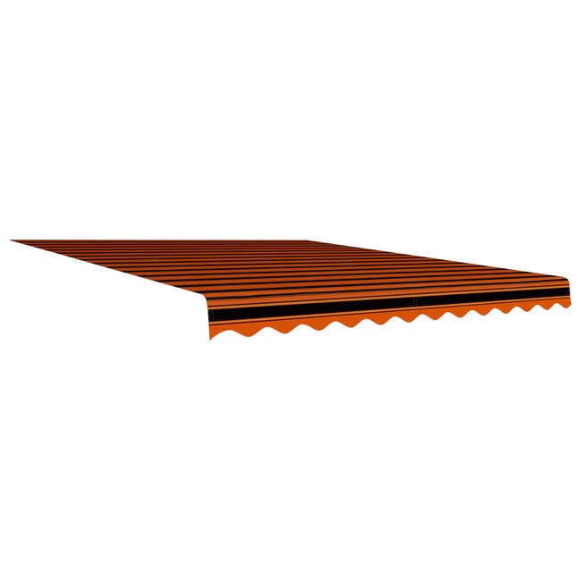 Tenda da Sole a Caduta 300x250 Arancione con Bracci Balcone per Esterno  Parasole