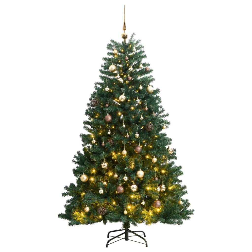 UISEBRT Albero di Natale Artificiale Slim con illuminazione a LED