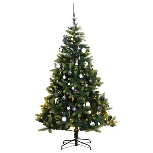 BOP Albero Di Natale Slim Innevato Eolo 180 Cm, Fogliame In PE