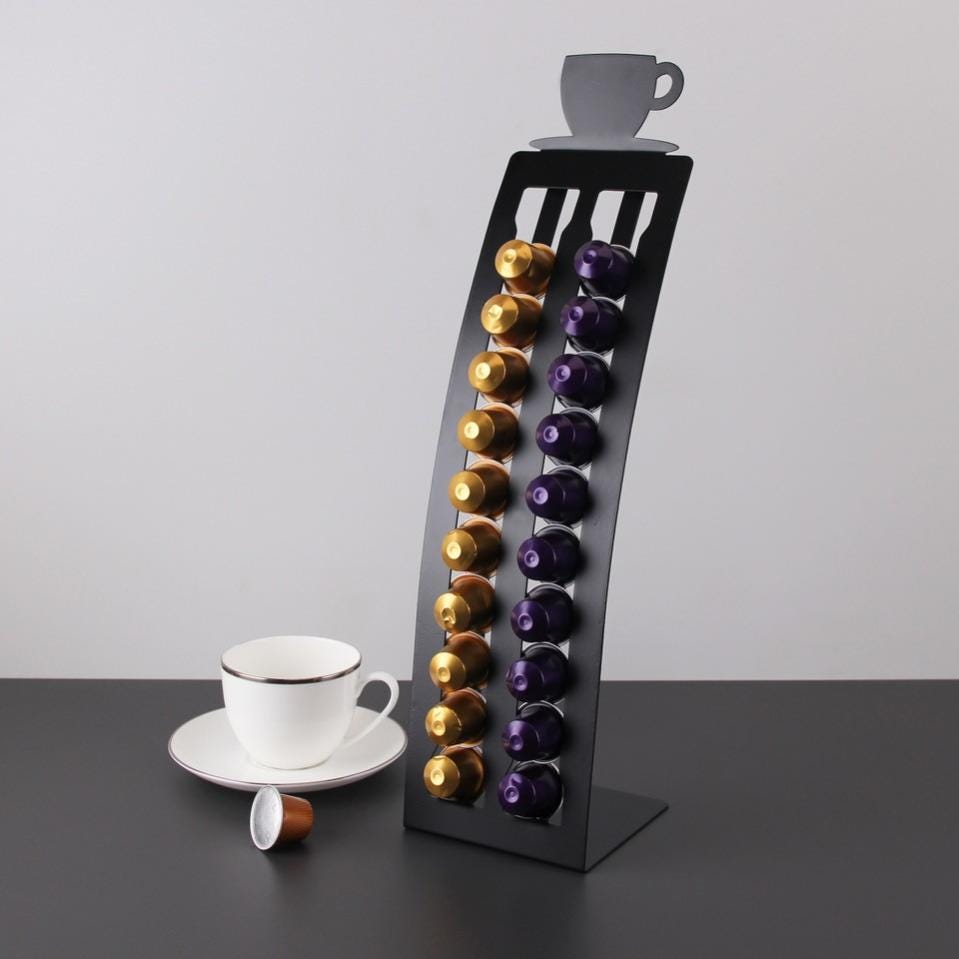 Selezionatrice verticale per 20 capsule di caffè in formato Nespresso, Offerta esclusiva
