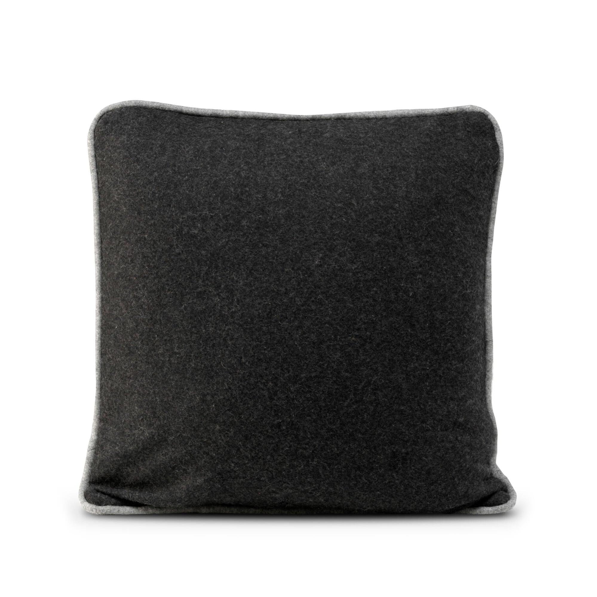 Piping felt Housse de coussin décoratif 50x50 cm Leroy Merlin