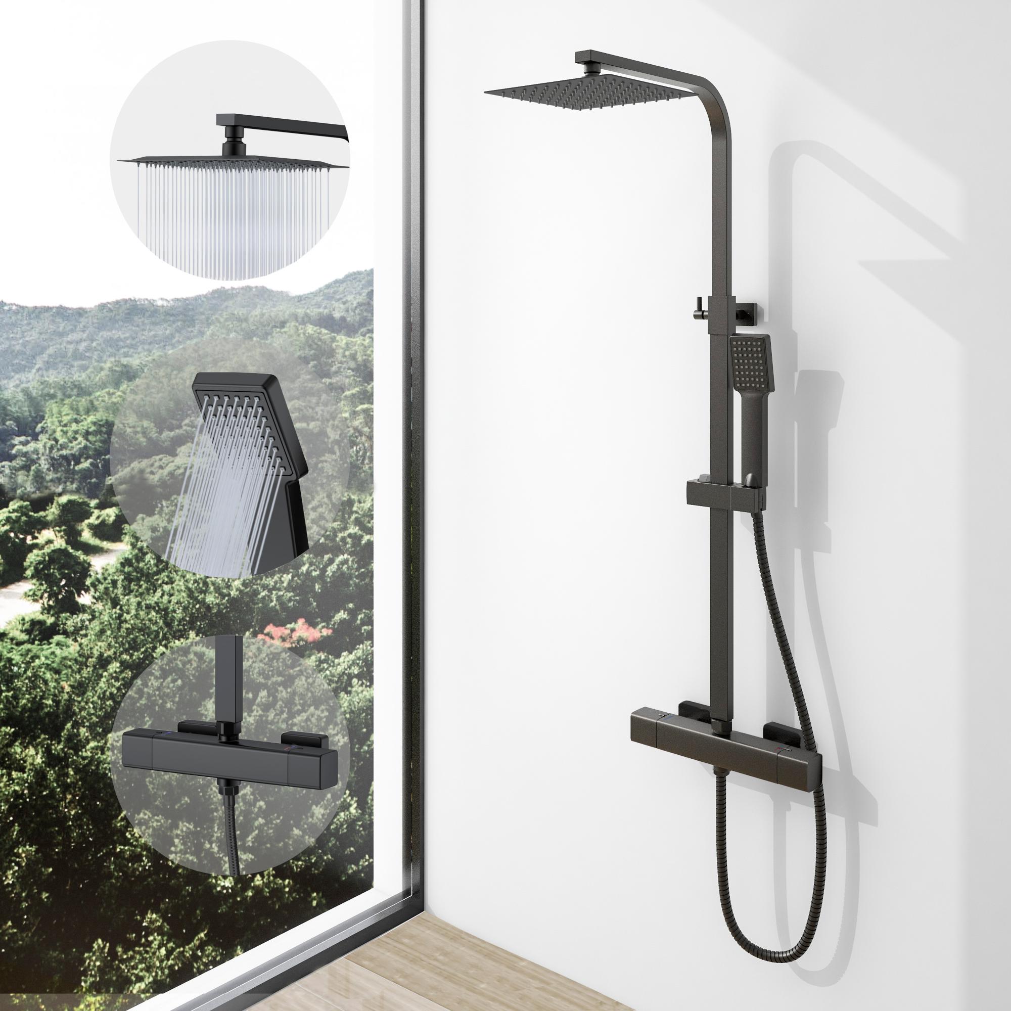 Duravit Soffione Doccia Universal Quadrato 300x300 Mm - Cromato, Getto Pioggia, Inclinazione Regolabile E Facile Da Pulire