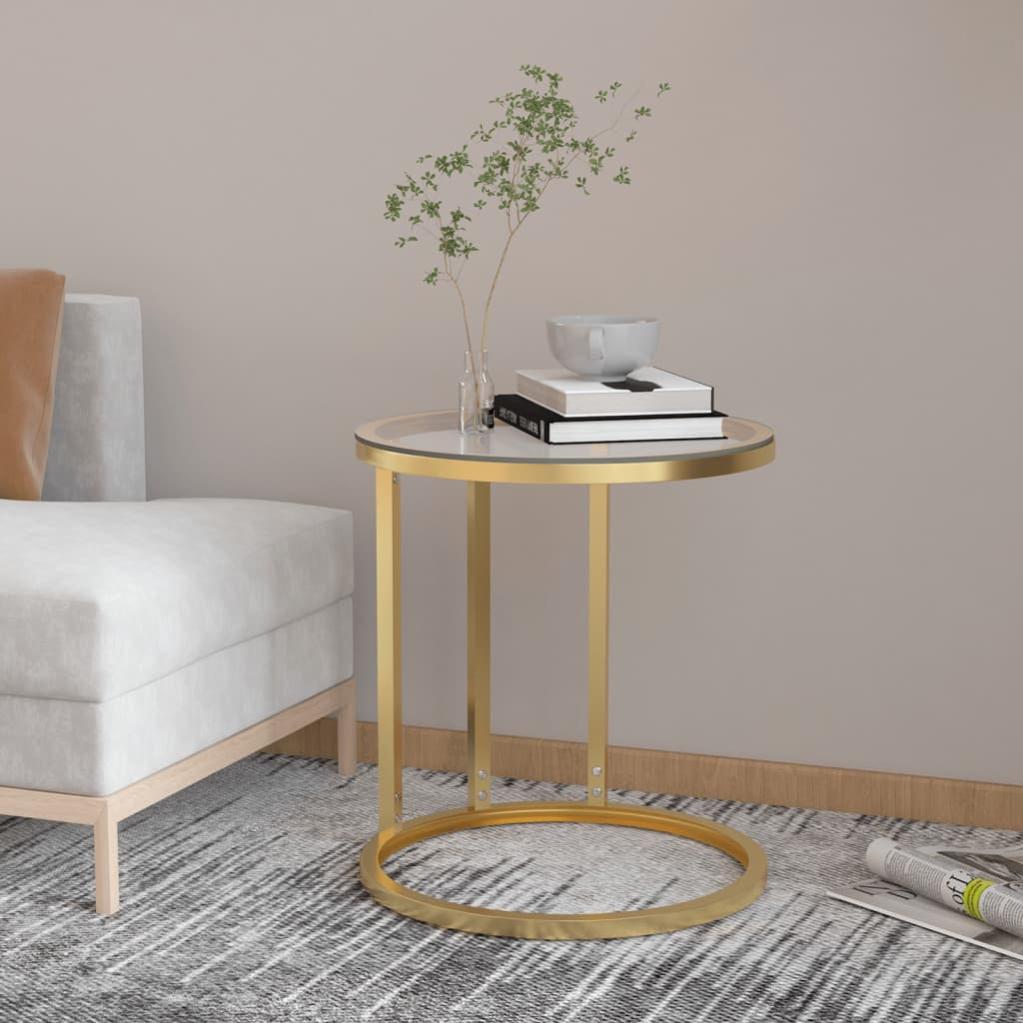 Spazzolone Con Tazza In Vetro Temperato E Zama – Color Oro, Da Parete - 3