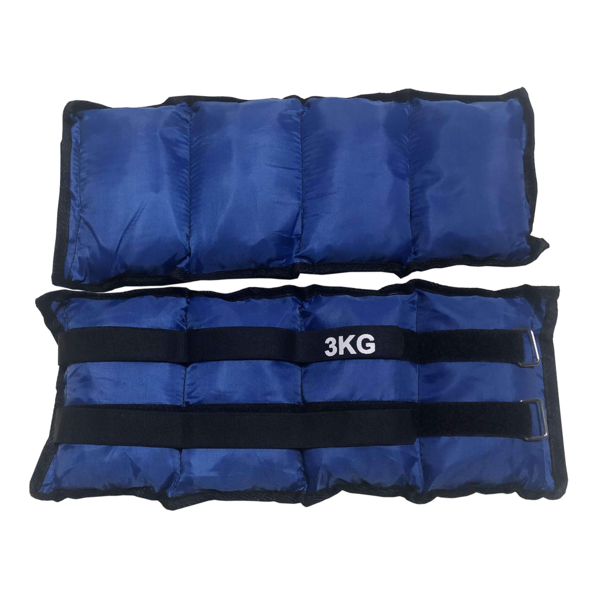 Rebecca Mobili Pair Poid de Cheville Poid Bleu Réglable 2 x 3