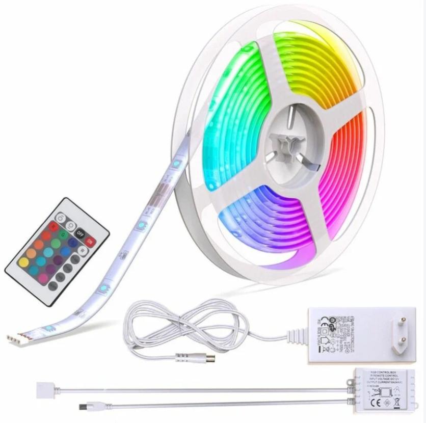 Guirlande Solaire Extérieure 5 M - 300 LED Multicolores - Télécommande - étanche IP65 - Idéale Terrasse, Jardin, Balcon