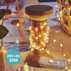 Star Trading Guirlande lumineuse LED à pile, 2,55 millions, Décoration de  chambre, Guirlandes lumineuses d'intérieur, Guirlande lumineuse LED avec