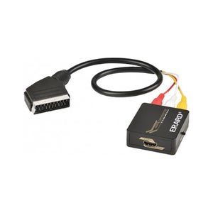Convertisseur Péritel vers HDMI + câble HDMI 1m