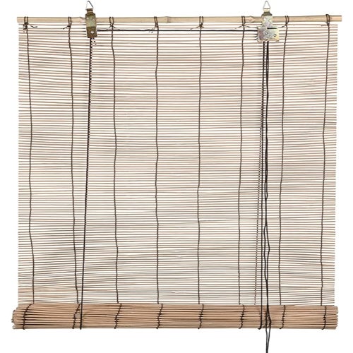 Estores enrollables Bambú Natural OCRES Yeso 60X175cm