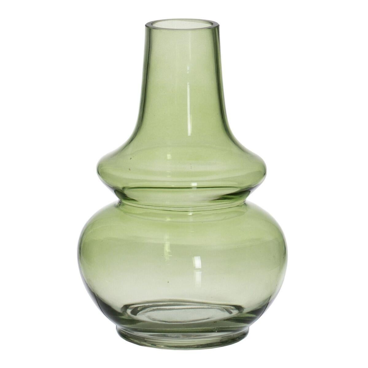 BigBuy Home Jarrón Verde Dorado De Poliresina – 49 Cm De Alto, Decoración Elegante Y Original Para Salón O Recepción