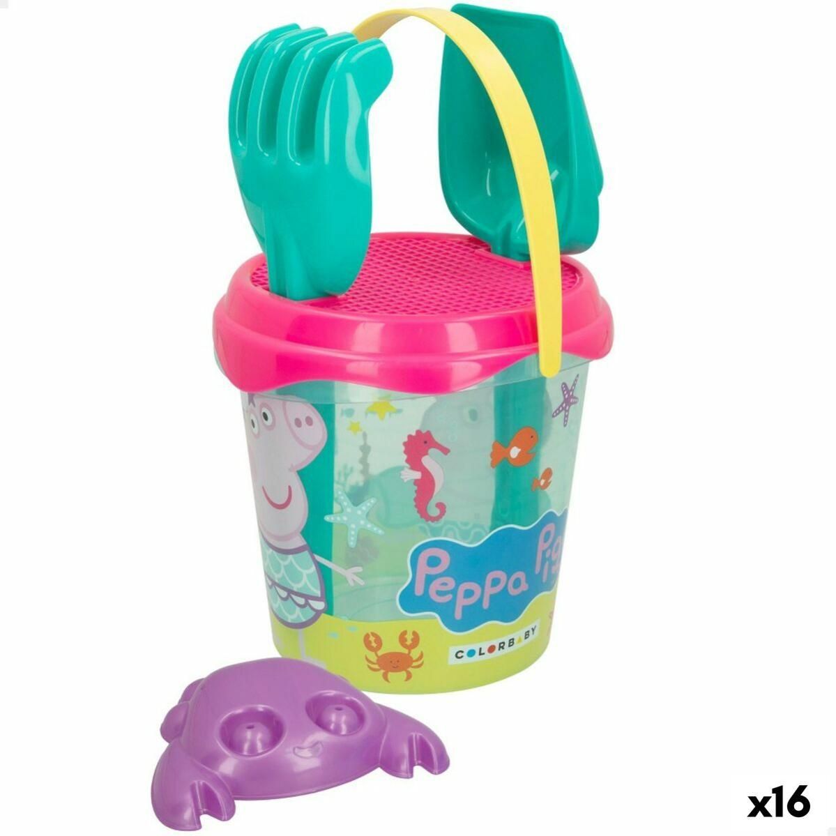 Set de Juguetes de Playa Peppa Pig O 18 cm 16 Unidades Leroy Merlin