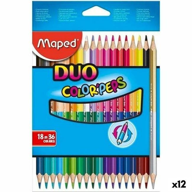 Maped Pastelli Strong Color Peps 12 Col Maped Pastelli Strong Color Peps 12 Col