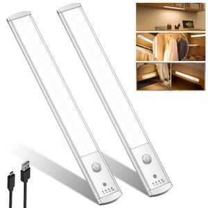 Lumière Placard Détecteur De Mouvement 20CM, Veilleuse LED USB  rechargeable, extra-plate - Digilamp - Luminaires & Eclairage