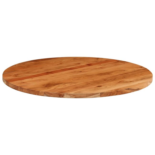 Tablero para mesa con borde irregular elaborado de madera maciza de acacia  de 50x80 cm VidaXL