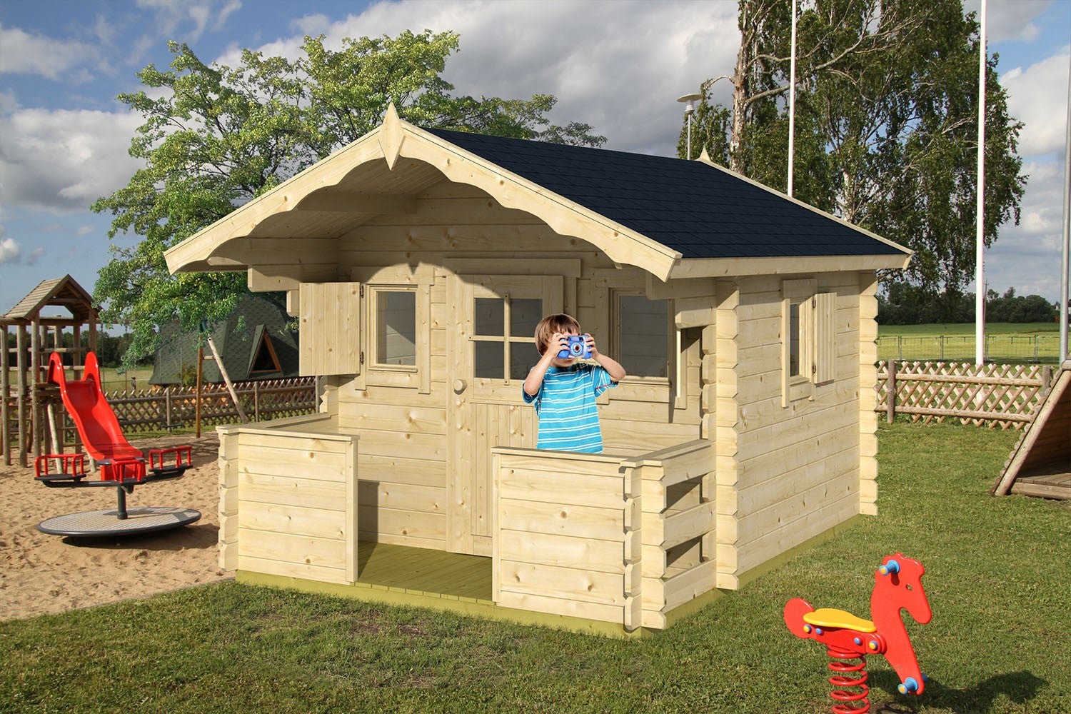 Cabane Enfant Kids 28mm - 4,6m² Intérieur | Leroy Merlin