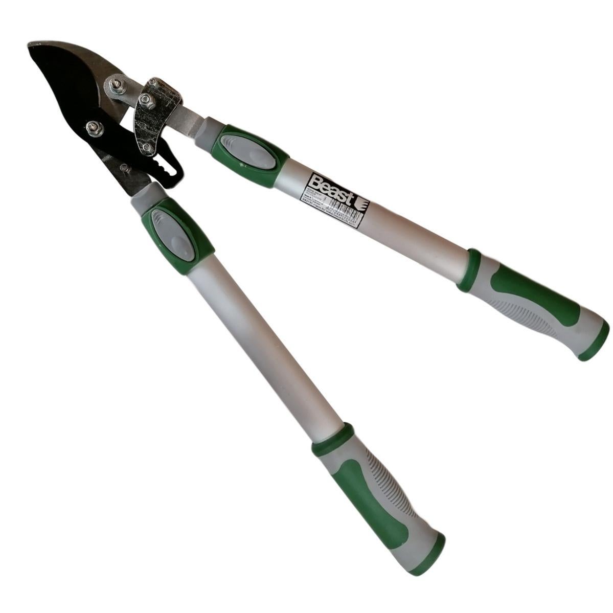 Sécateur Télescopique à Cliquet Et Enclume - Pour Couper Branches - Manche Extensible - Jardinage
