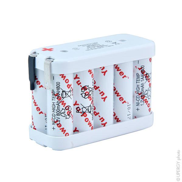 Pile bouton rechargeable Varta V18HRT NiMH, 1,2 V, avec cosse à souder