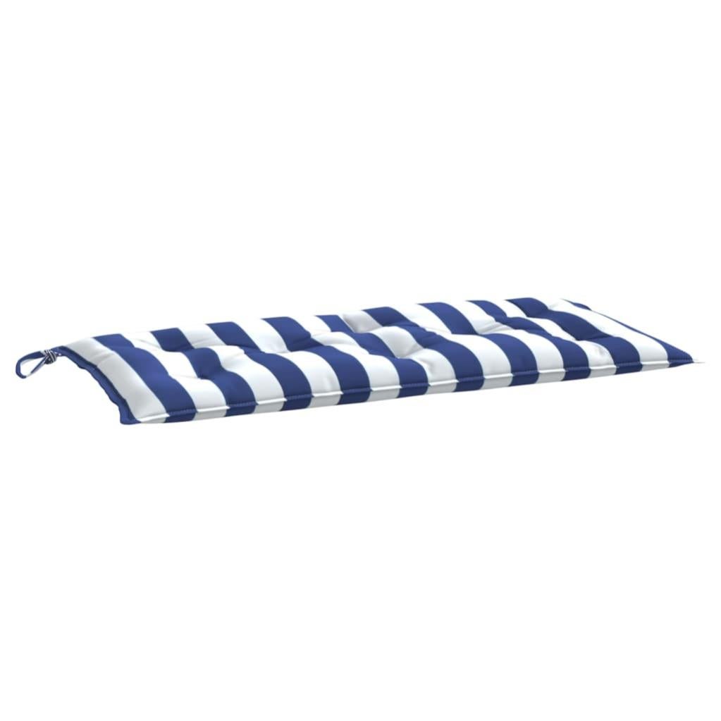 MSNCS Coussin De Banc Extérieur Imperméable 110x40x5 Cm Bleu Marine – Éponge Haute Densité Antidérapant, Pour Jardin, Terrasse, Balcon