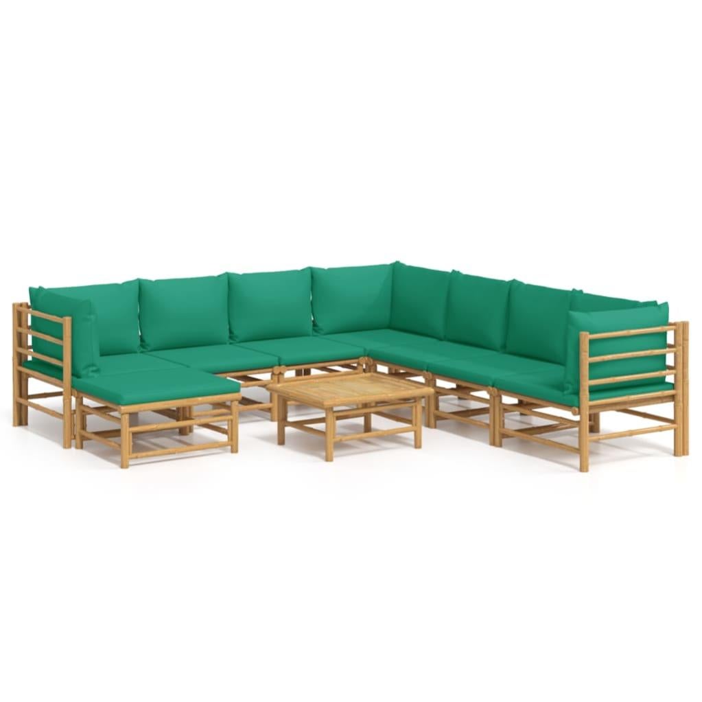 Festnight Set Divani Da Giardino In Legno Massello Di Acacia - 4 Pezzi Con Cuscini Grigi - Salotto Da Esterno Con Tavolino