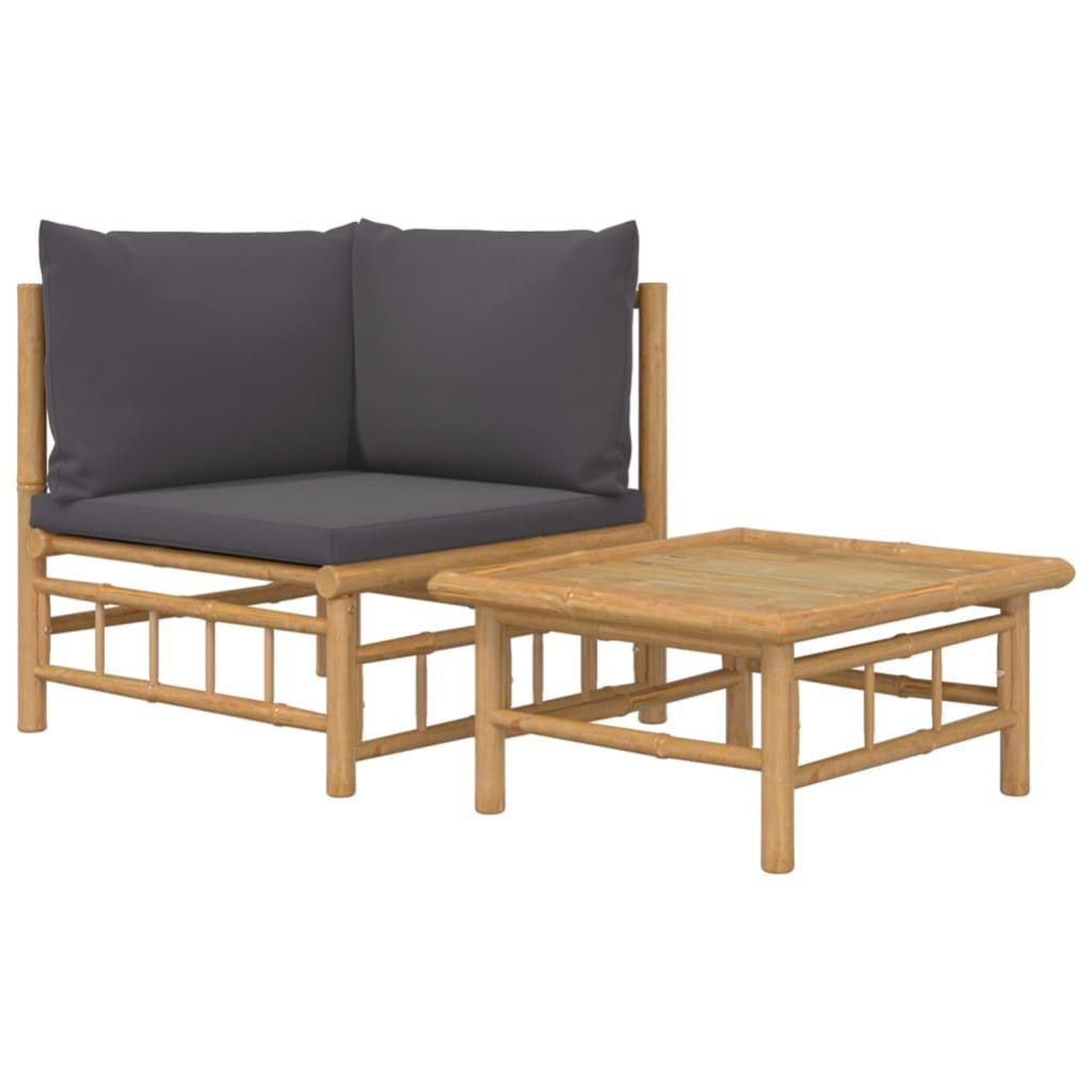Salon De Jardin 4 Pcs | Mobilier D'Extérieur | Ensemble De Table Et Chaises Avec Coussins Gris Resine Tressee649138 90561935