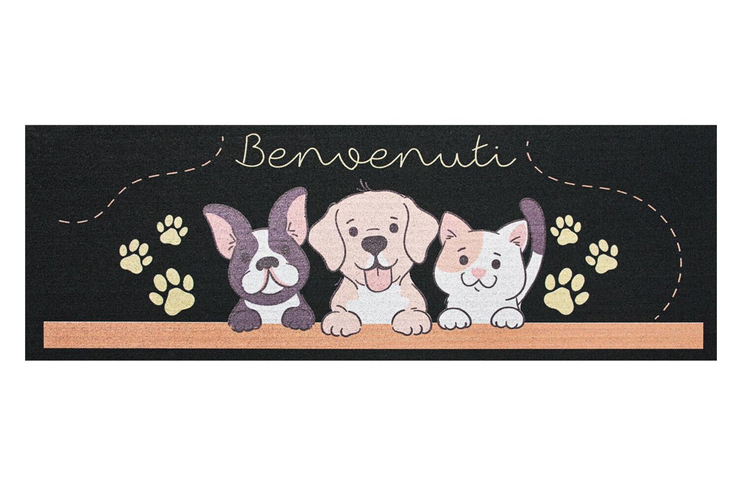 emmevi Zerbino Cocco Naturale Rosso Antiscivolo Tappeto Ingresso