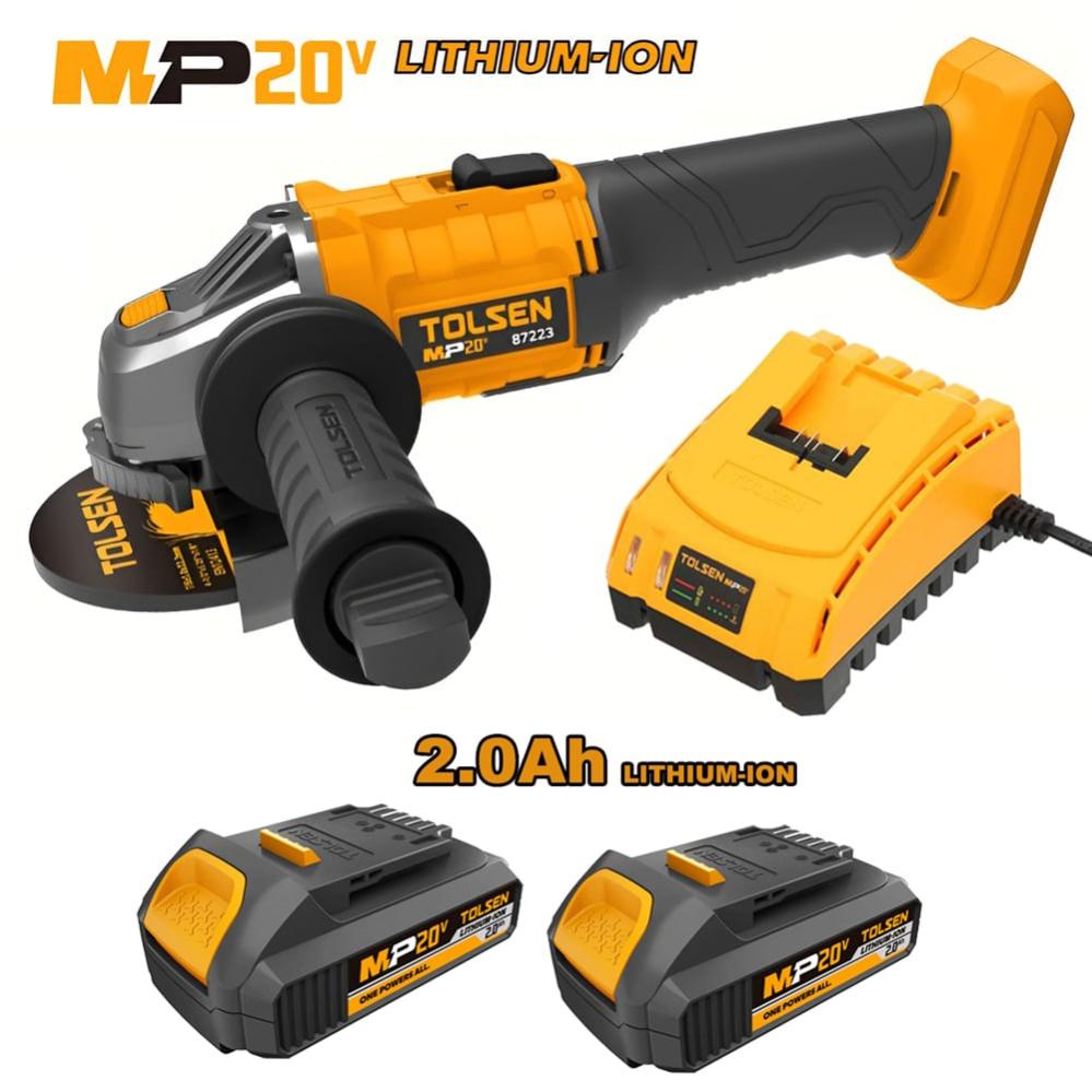 Smerigliatrice Angolare Cordless Vislone - 7000 Giri/min, 2 Batterie 16.8V, Disco 70mm, Per Taglio E Lucidatura - Foto 9