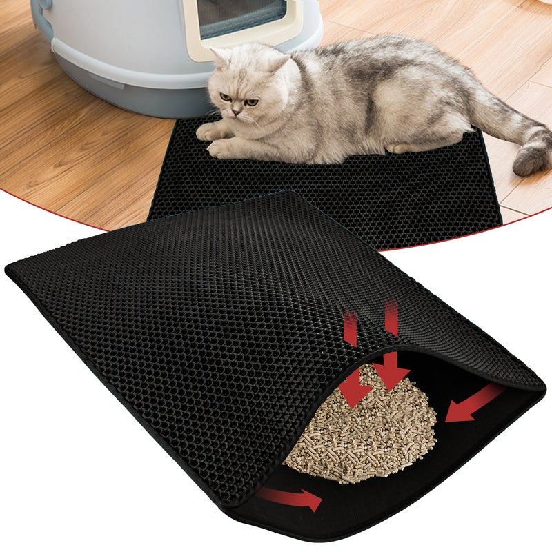 Tapis pour chat Autres accessoires pour chat Bac à litière résistant à l urine Tapis litière