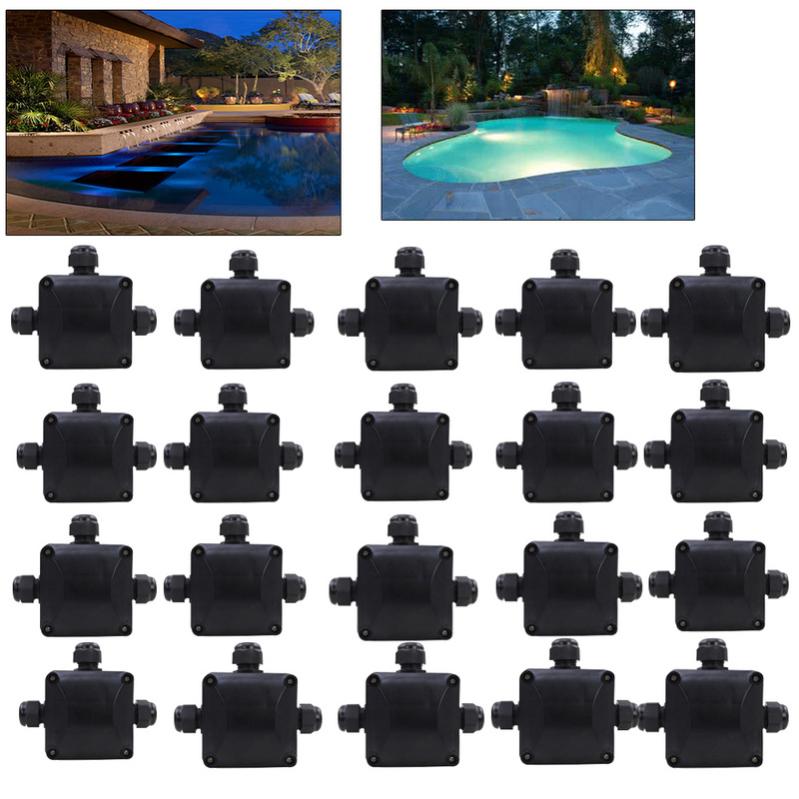 Boîte De Dérivation Etanche IP68 Extérieur - 4 Voies Plus Grande Câble