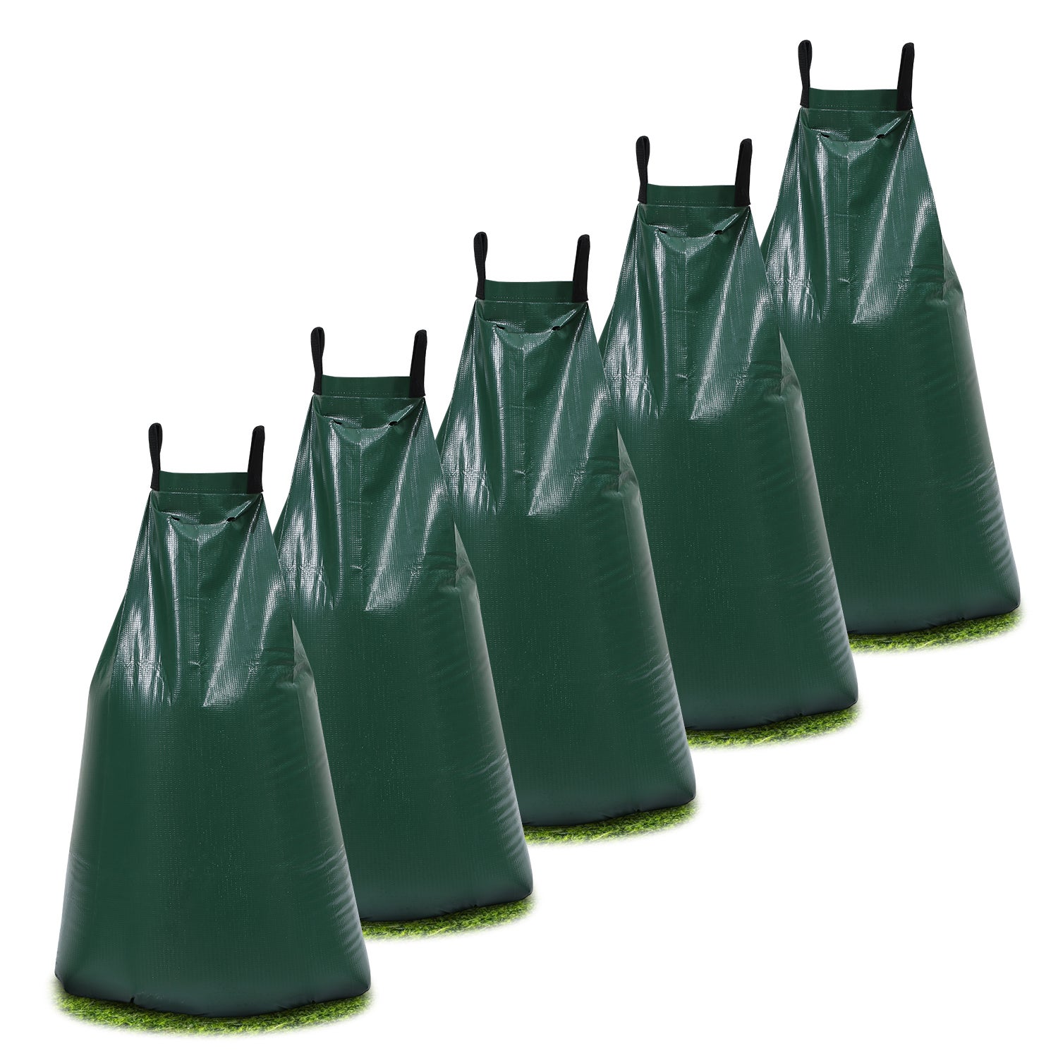 5x Sac d irrigation arbre 75L Sacs d arrosage d arbre Sac à déchets verts Leroy Merlin