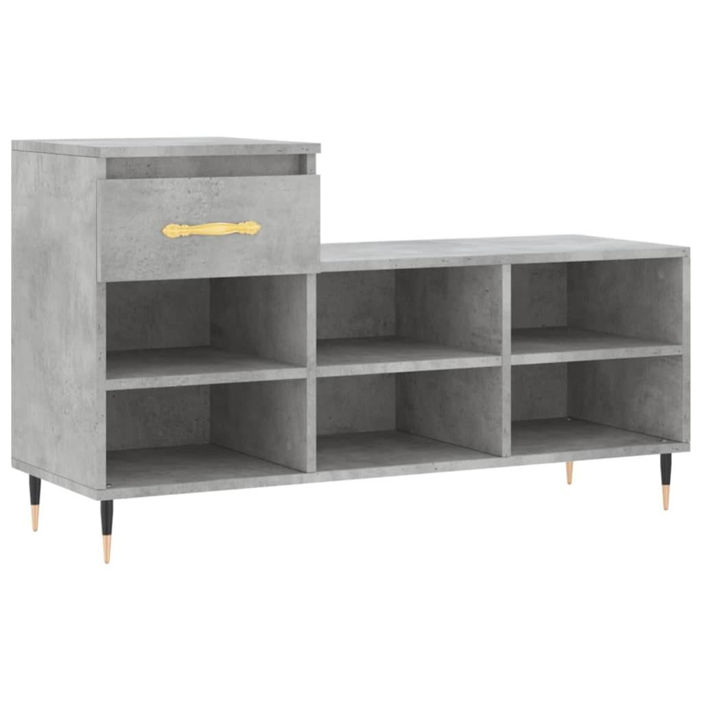 VidaXL Scarpiera In Legno Multistrato Rovere Marrone – 52x37,5x100 Cm, 5 Ripiani, Portata 80 Kg - 4